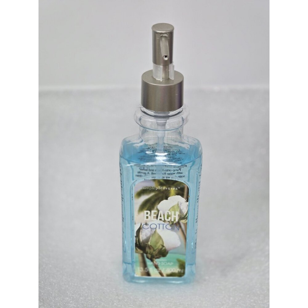 Simple Pleasures Beach Cotton Hand Soap 13.5 Oz Pump Bottle Gentle Cleanser